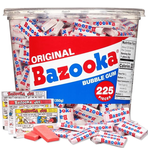 BAZOOKA Bubble Gum, Original, 225 pcs.