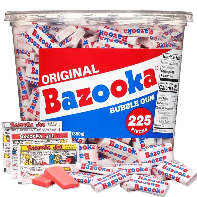 BAZOOKA Bubble Gum, Original, 225 pcs.