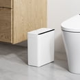 thumbnail image 9 of EKO Fluted Resin Slim Motion Sensor Trash Can 2.6 Gallon, 9 of 11