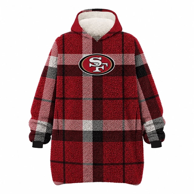 Pegasus Sports San Francisco 49ers Wearable Sherpa Throw