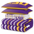 thumbnail image 2 of Logo Brands LSU Tigers Bed-In-A-Bag Set, 2 of 5