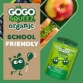thumbnail image 6 of GoGo SqueeZ Organic Applesauce Pouches, Apple Apple, 3.2 oz., 28 ct., 6 of 7