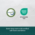thumbnail image 6 of Zinus Night Therapy Medium 12” Memory Foam Mattress with Antimicrobial Cooling Cover, 6 of 10