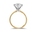 thumbnail image 3 of Lab Created Marquise Cut Solitaire Diamond Ring, 3 of 6