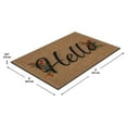 thumbnail image 4 of Apache Mills Naturelles Faux Coir Indoor/Outdoor Doormat, 2' x 3', 4 of 10
