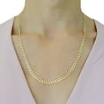 thumbnail image 3 of Curb Chain Necklace in Solid 14K Gold, 3 of 5