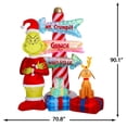 thumbnail image 5 of Dr. Seuss 7.5' Pre-Lit Grinch Airblown, 5 of 5