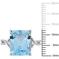 thumbnail image 5 of Emerald Cut Gemstone Ring in Sterling Silver, 5 of 6