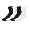 thumbnail image 1 of Hue Women's 4-Pack Retro Stripe Crew Sock, 1 of 4