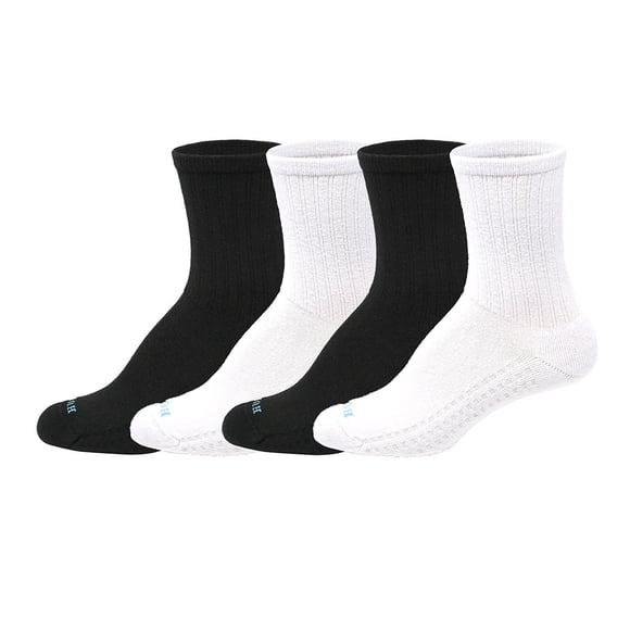 Hue Women's 4-Pack Retro Stripe Crew Sock