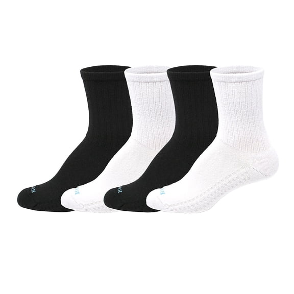 Hue Women's 4-Pack Retro Stripe Crew Sock