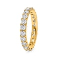 thumbnail image 4 of Lab Created Round Cut Diamond Eternity Band, 4 of 4