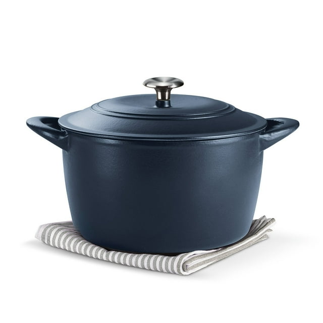 Tramontina Enameled Cast Iron 7-Quart Covered Round Dutch Oven