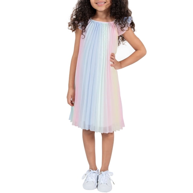 Rare Editions Girls Chiffon Dress