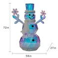 thumbnail image 6 of Member's Mark 6' Pre-Lit Prismatic Snowman, 6 of 6