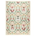 thumbnail image 2 of Frosty Bells Yale Haven Washable Recycled Holiday Area Rug, Assorted Sizes & Designs, 2 of 5