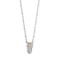 thumbnail image 3 of Disney 0.19 CT. T.W. Diamond Minnie Mouse Necklace in 14K Gold, 3 of 5