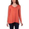 thumbnail image 1 of Hue Women's Long Sleeve Tunic T-Shirt, 1 of 7