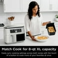 thumbnail image 6 of Ninja Foodi 6-in-1, 8-Quart 2 Basket Air Fryer with DualZone Technology & 2 Bonus Broiler Racks, 6 of 12