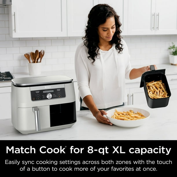 Ninja Foodi 6-in-1, 8-Quart 2 Basket Air Fryer with DualZone