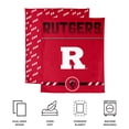 thumbnail image 6 of Logo Brands Rutgers Scarlet Knights 60"x70" Super Plush Blanket, 6 of 7