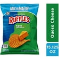 thumbnail image 3 of Ruffles Queso Cheese Flavored Potato Chips, 15.125 oz., 3 of 4