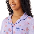 thumbnail image 4 of Member's Mark Women's Americana Notch Collar Short Sleeve and Short Pajama Set, 4 of 11