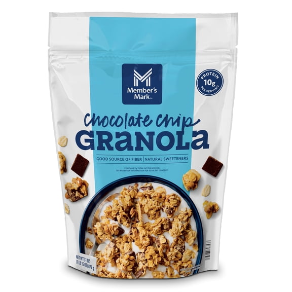 Member's Mark Chocolate Chip Protein Granola, 31 oz.
