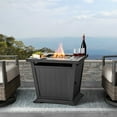 thumbnail image 1 of Member’s Mark 30" Square Gas Fire Pit Table in Grey, 1 of 11
