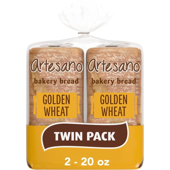 Artesano Golden Wheat Bakery Bread, 20 oz., 2 ct.