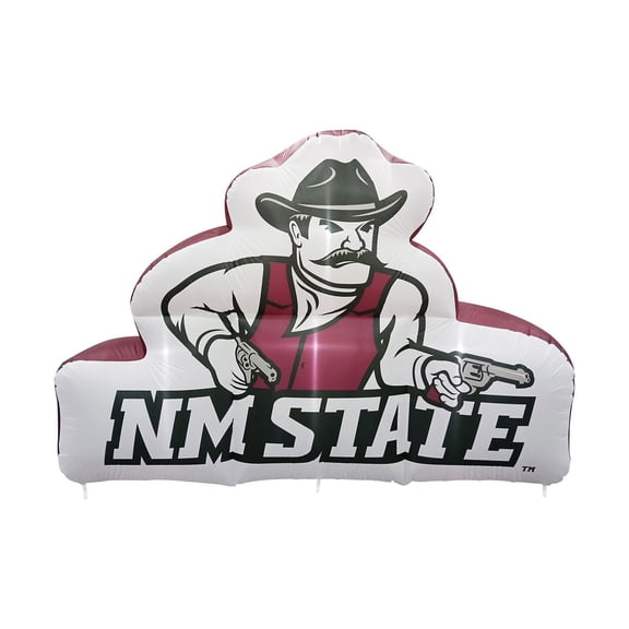 Logo Brands New Mexico State Aggies Pre-Lit 7’x10’ Team Inflatable