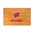 thumbnail image 1 of Logo Brands Wisconsin Badgers Coir Outdoor Mat, 1 of 3