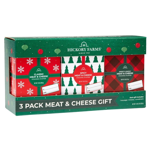 Hickory Farms 3-Pack Meat & Cheese Gift