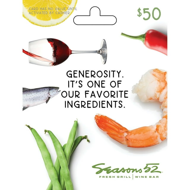 Seasons 52 $50 Gift Card