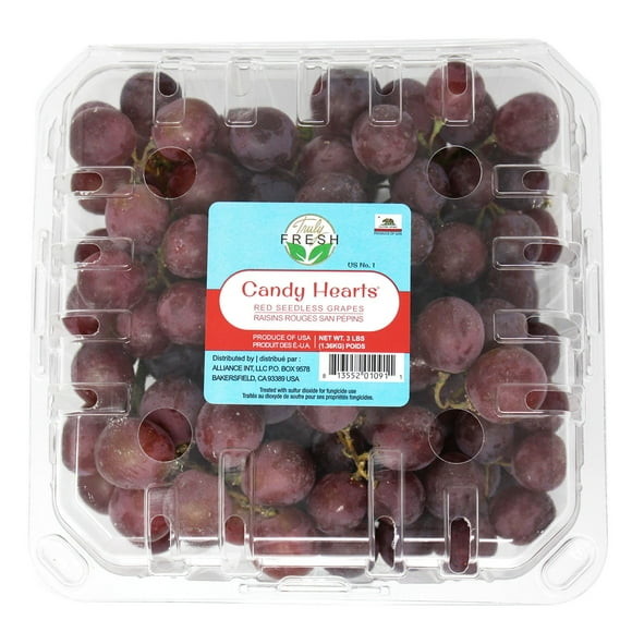 Candy Heart Grapes, 3 lbs.