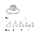 thumbnail image 7 of 1.35 C.T. T.W. Round Cut Halo Diamond Ring in 18K Gold, 7 of 7