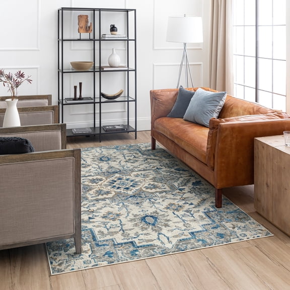 Mohawk Home Priam Woven Area Rug, Blue, Assorted Sizes