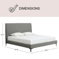 thumbnail image 5 of Regina Upholstered Bed, Assorted Sizes And Colors, 5 of 9