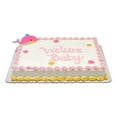 thumbnail image 1 of Pink Whales Half Sheet Cake, 1 of 1