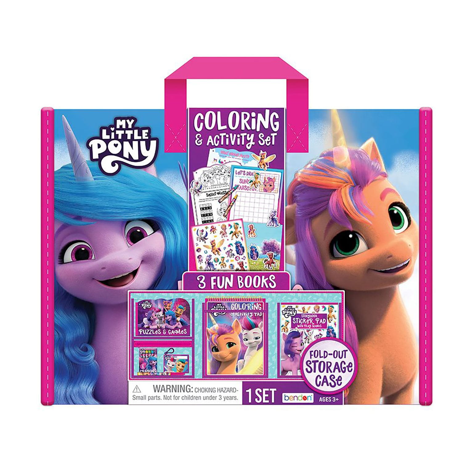 My Little Pony Coloring & Activity Tri-Fold Storage Case by Bendon