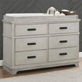 thumbnail image 2 of Simmonds Kids, Asher 6 Drawer Dresser with Changing Top and Interlocking Drawers, 2 of 14