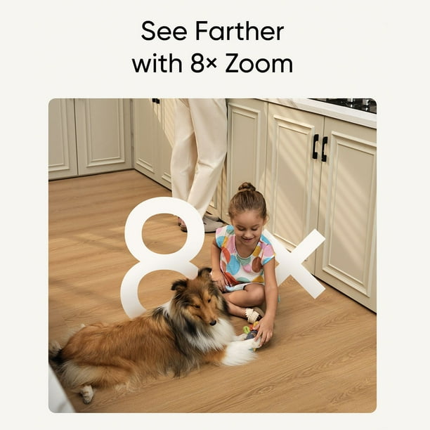 eufy S350 Wired Indoor 4K Pan-Tilt Indoor Security Camera