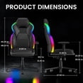 thumbnail image 4 of GTPLAYER RGB Ergonomic Premium Gaming Chair, 4 of 9
