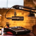 thumbnail image 7 of Audio-Technica AT2040 Dynamic Wired Hypercardioid Microphone for Podcasts with XLR-M Pin, Pivoting Stand Mount, Mount Adapter & Pouch, 7 of 9