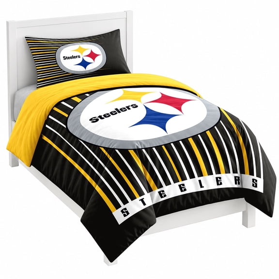 Logo Brands Pittsburgh Steelers Comforter Set