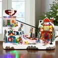 thumbnail interactive-video image 1 of Disney 11" Pre-Lit Musical Ski Village, 1 of 4