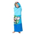 thumbnail image 1 of Kids Character 100% Cotton Hooded Towel With Hand Pockets, 1 of 9
