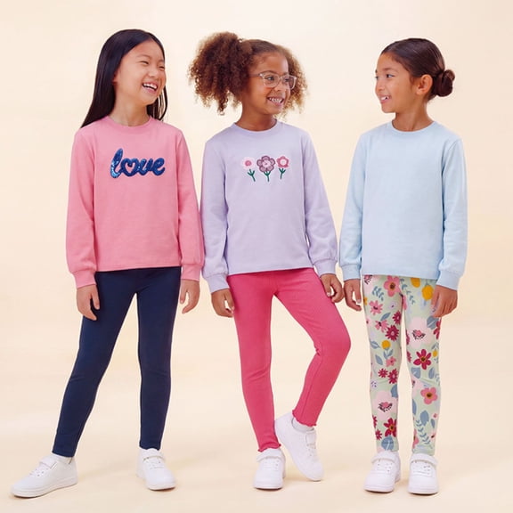 Member's Mark Girls 3-Pack Long Sleeve