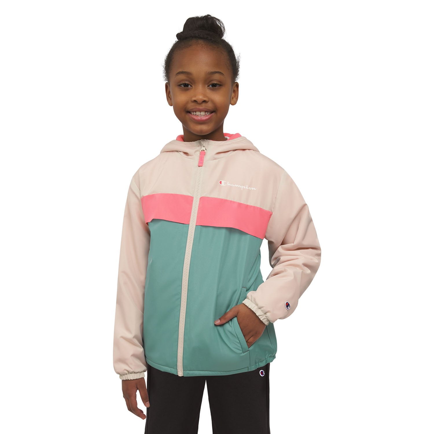 champion girl windbreaker