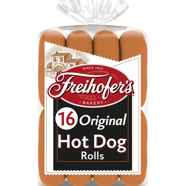 Freihofer's Original Hot Dog Rolls 24oz, 16ct